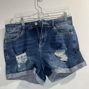 jean shorts size large
